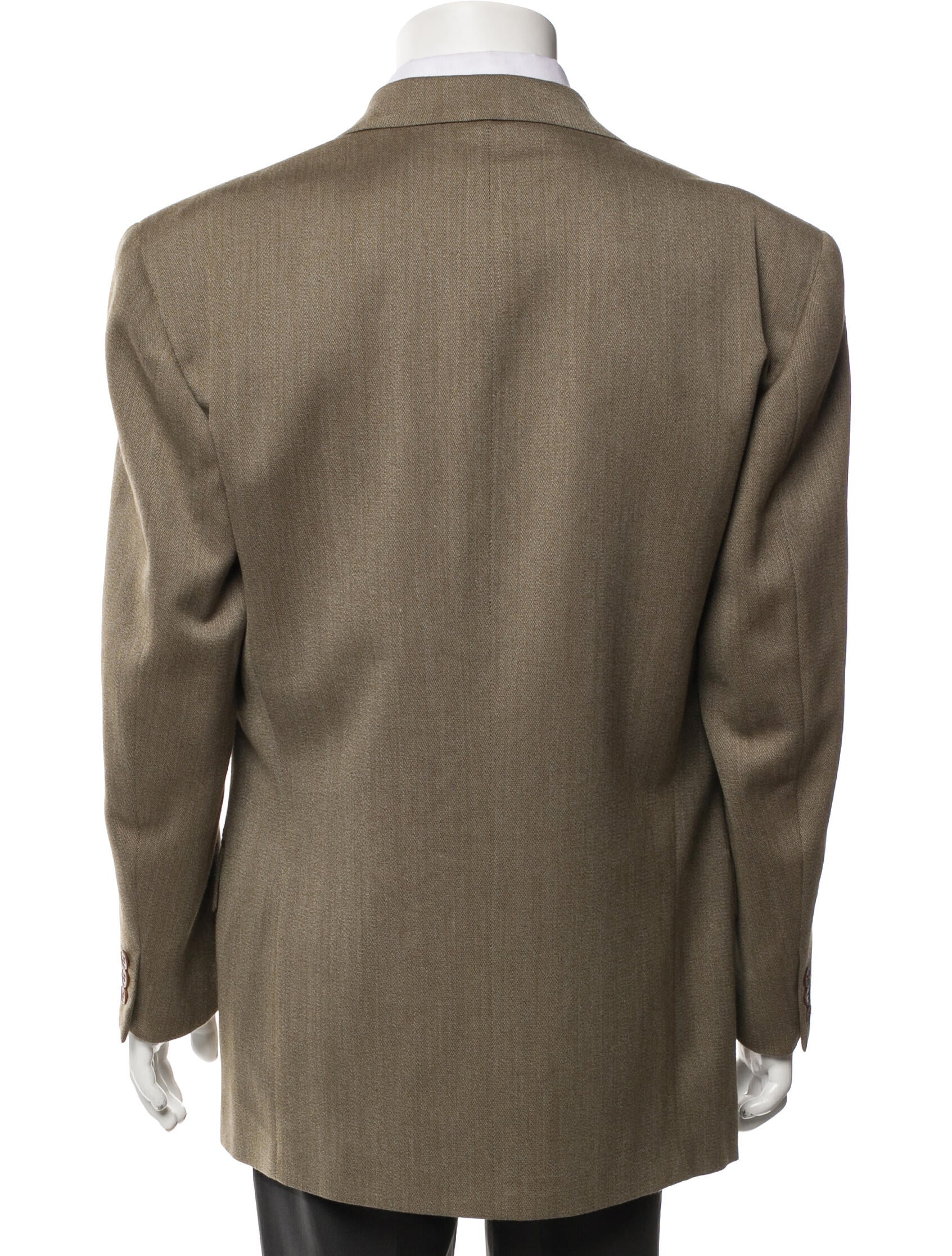 Calvin Klein Collection Virgin Wool Peacoat